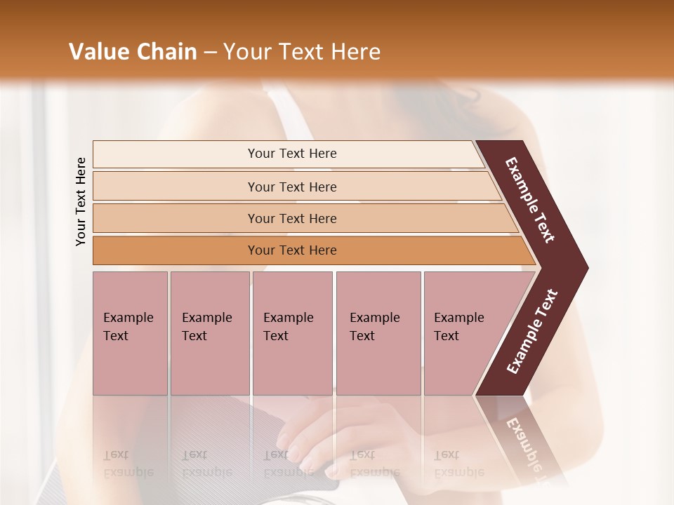 A Woman Holding A Weight Scale And A Clock PowerPoint Template