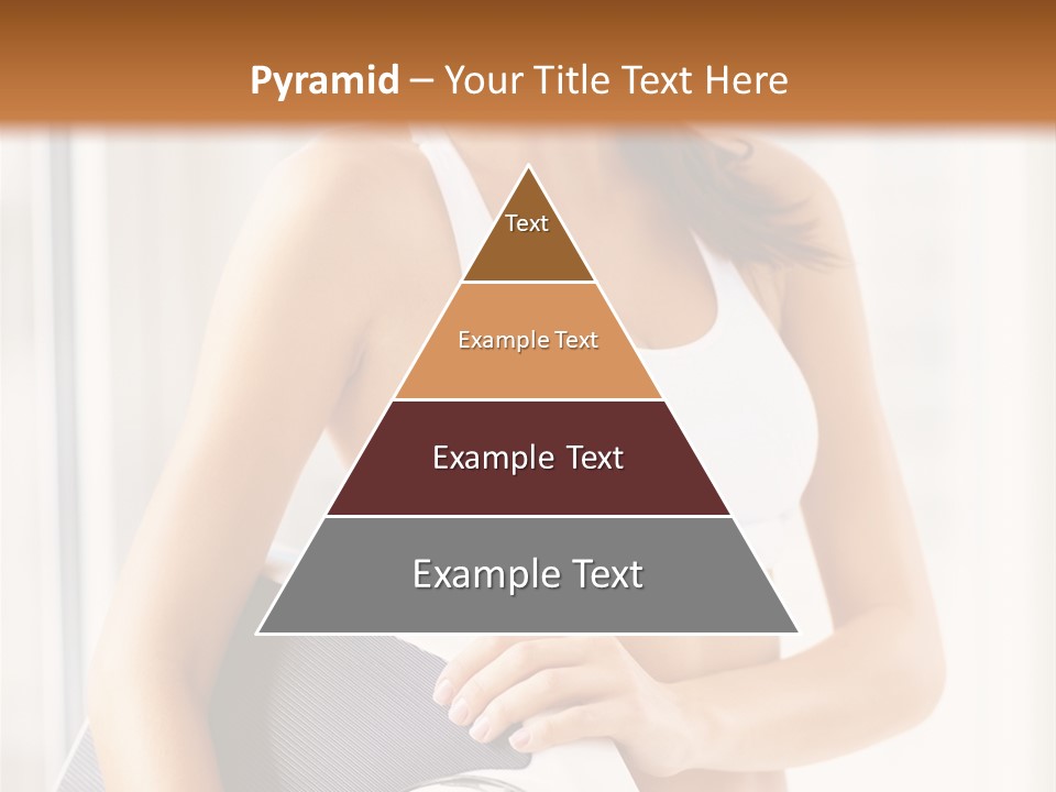 A Woman Holding A Weight Scale And A Clock PowerPoint Template
