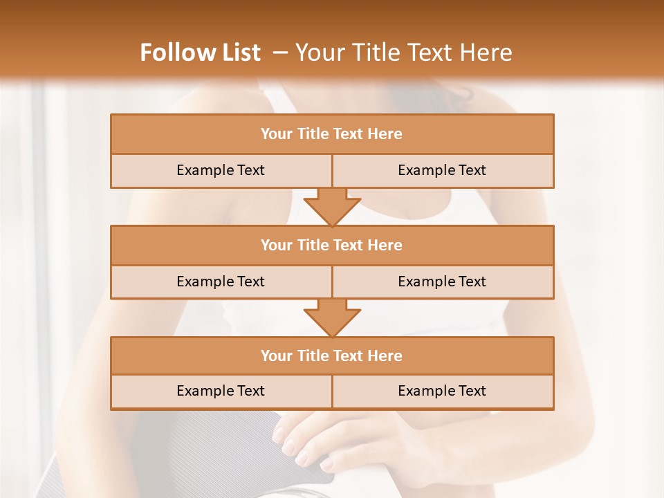 A Woman Holding A Weight Scale And A Clock PowerPoint Template