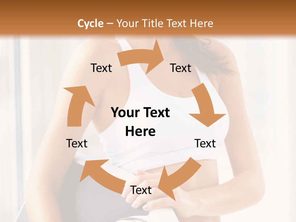 A Woman Holding A Weight Scale And A Clock PowerPoint Template