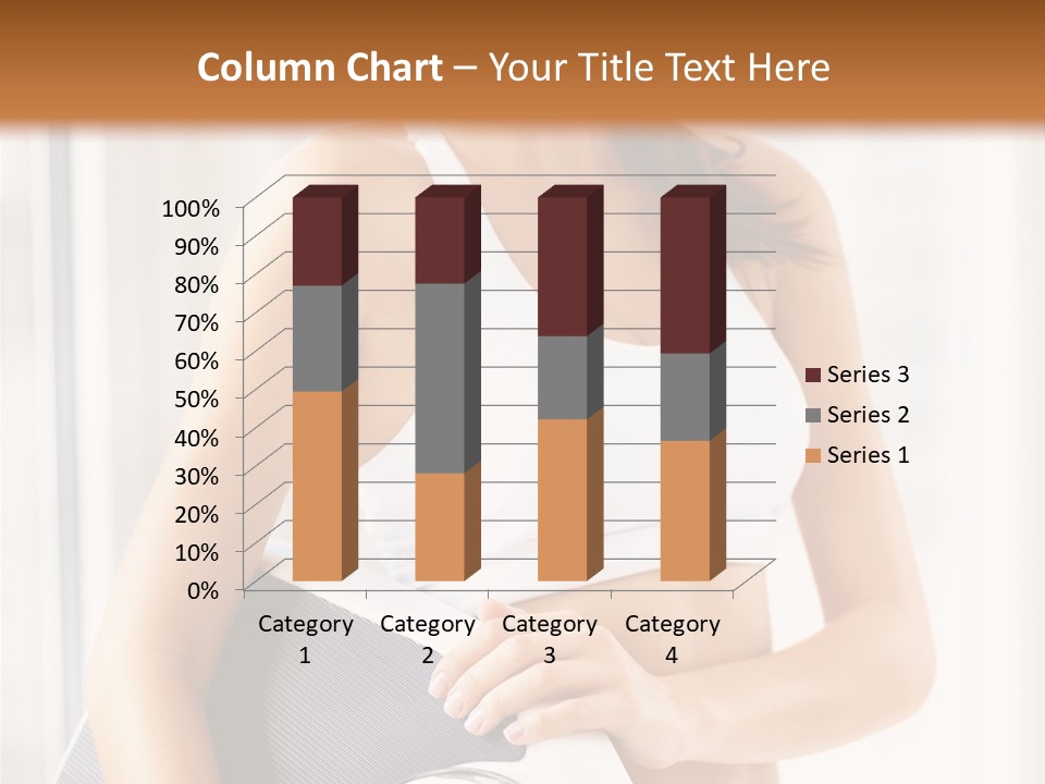 A Woman Holding A Weight Scale And A Clock PowerPoint Template