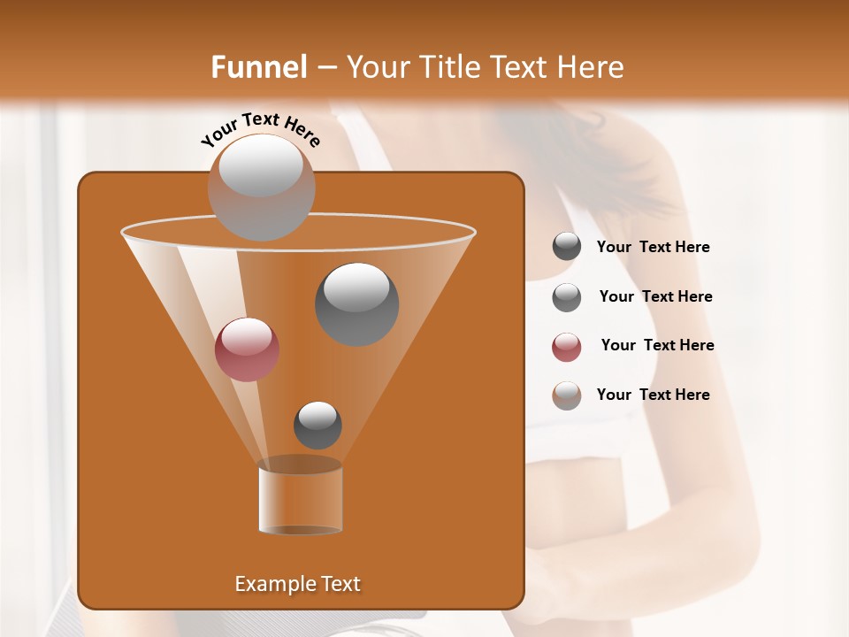A Woman Holding A Weight Scale And A Clock PowerPoint Template