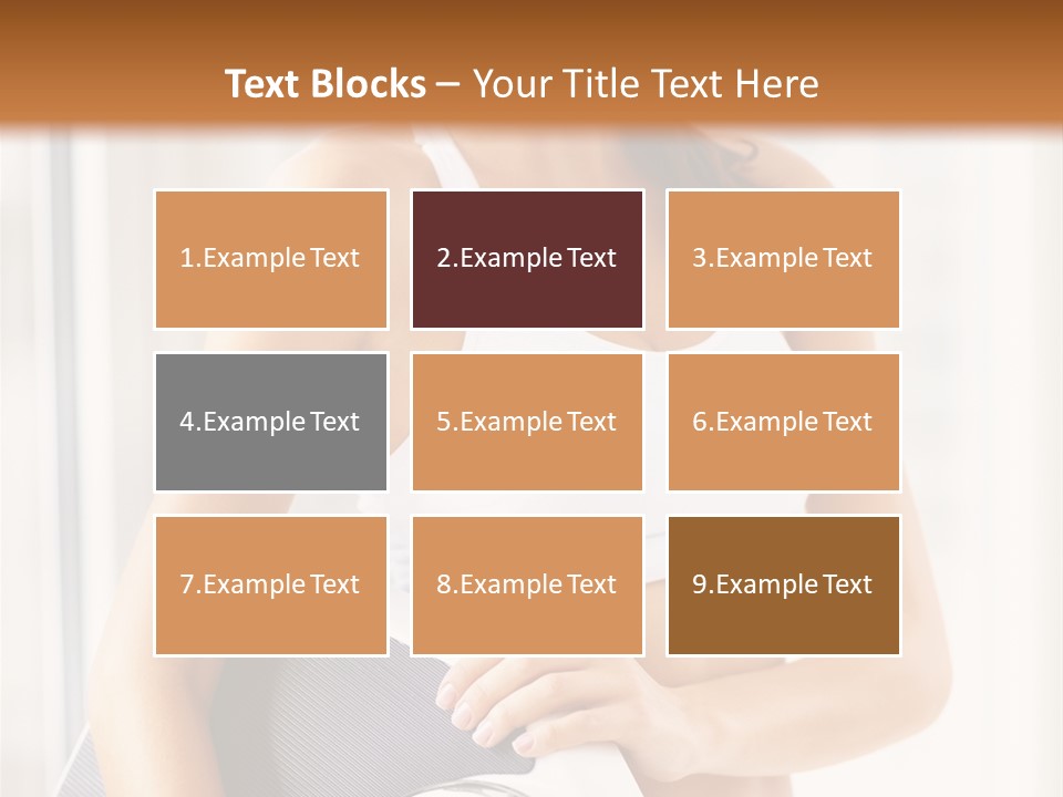 A Woman Holding A Weight Scale And A Clock PowerPoint Template