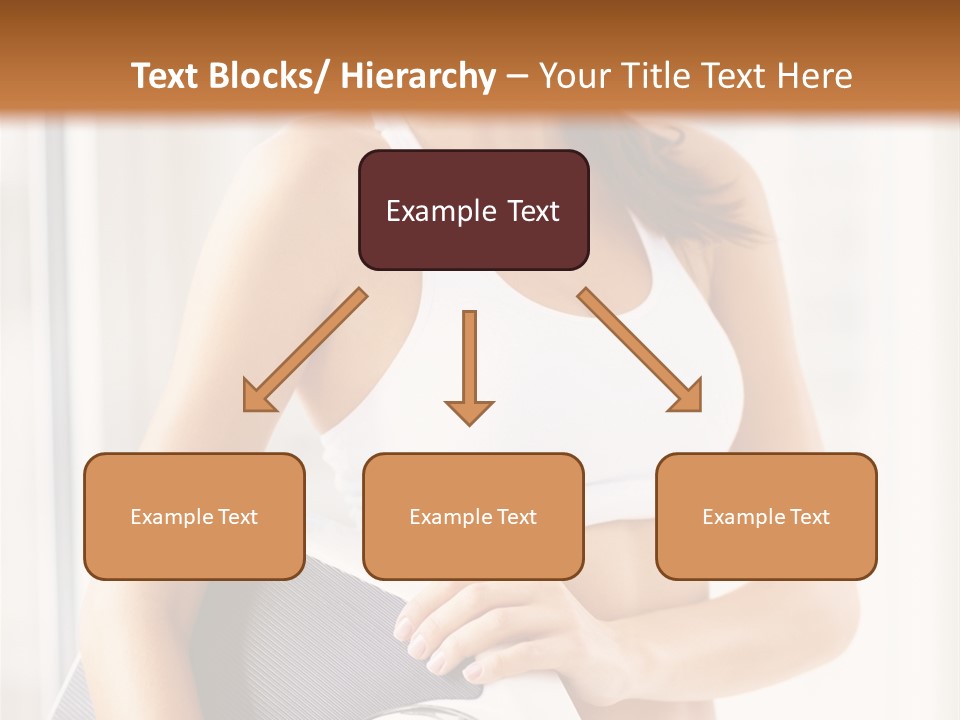 A Woman Holding A Weight Scale And A Clock PowerPoint Template