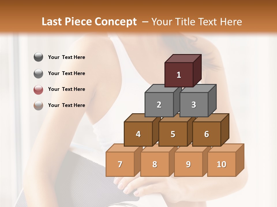 A Woman Holding A Weight Scale And A Clock PowerPoint Template