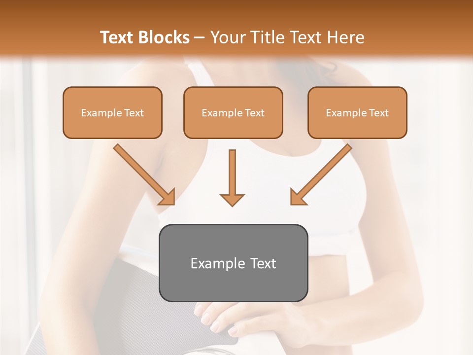 A Woman Holding A Weight Scale And A Clock PowerPoint Template