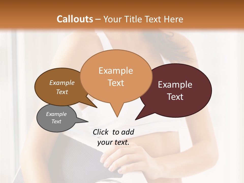 A Woman Holding A Weight Scale And A Clock PowerPoint Template