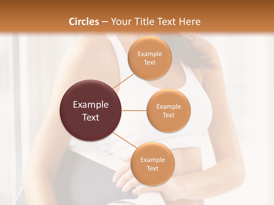 A Woman Holding A Weight Scale And A Clock PowerPoint Template