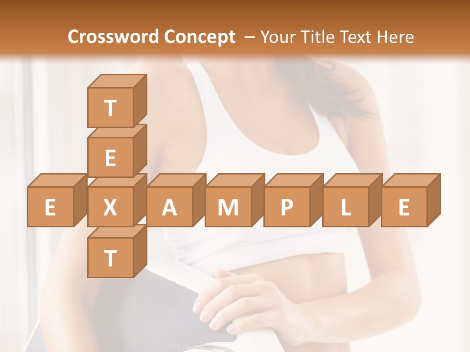 A Woman Holding A Weight Scale And A Clock PowerPoint Template