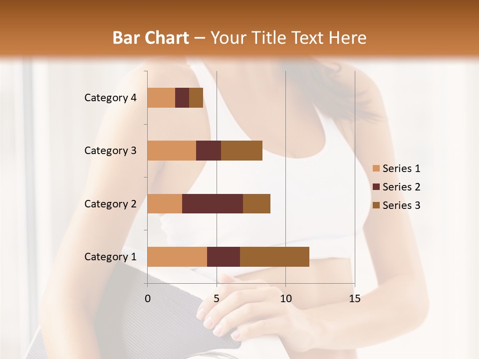 A Woman Holding A Weight Scale And A Clock PowerPoint Template