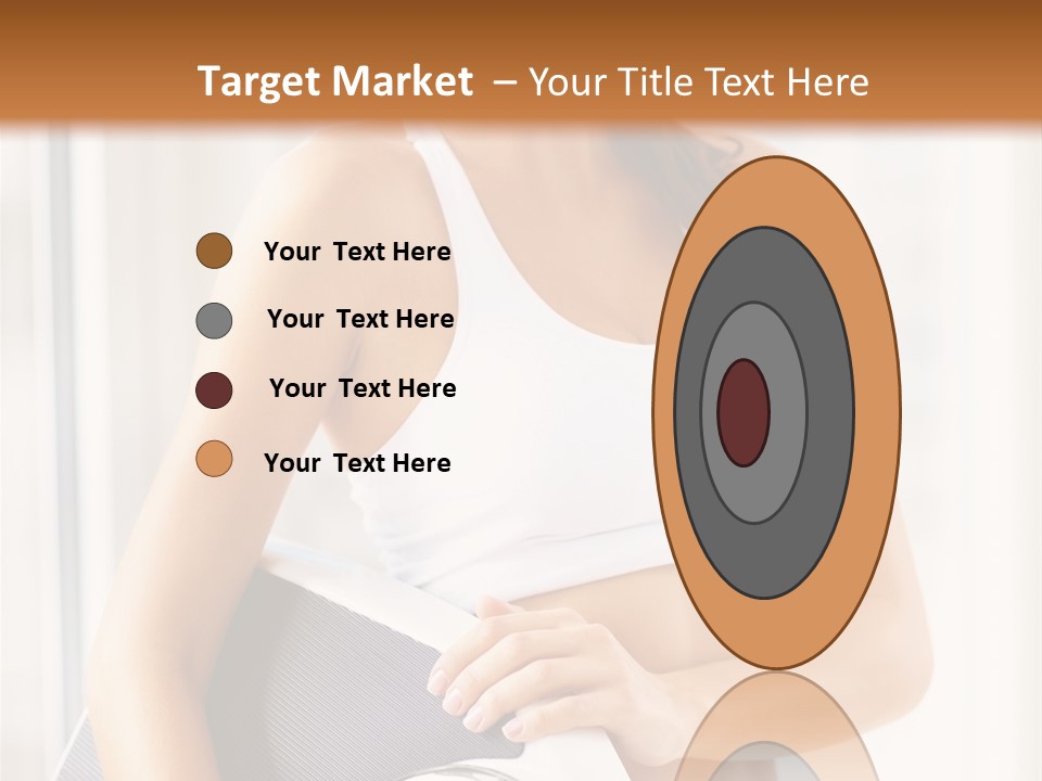 A Woman Holding A Weight Scale And A Clock PowerPoint Template