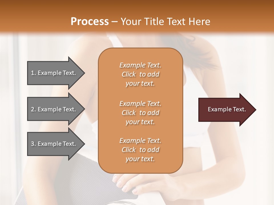A Woman Holding A Weight Scale And A Clock PowerPoint Template