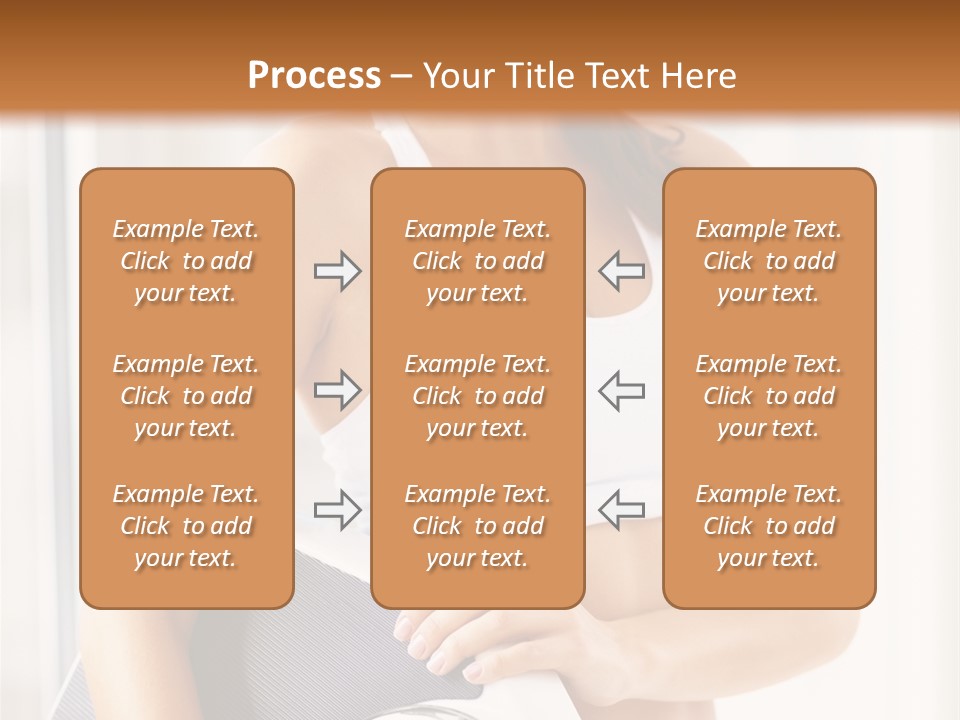 A Woman Holding A Weight Scale And A Clock PowerPoint Template