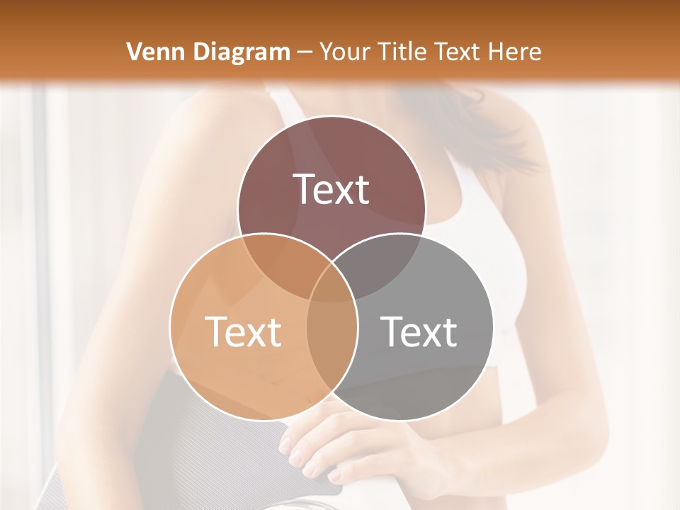 A Woman Holding A Weight Scale And A Clock PowerPoint Template