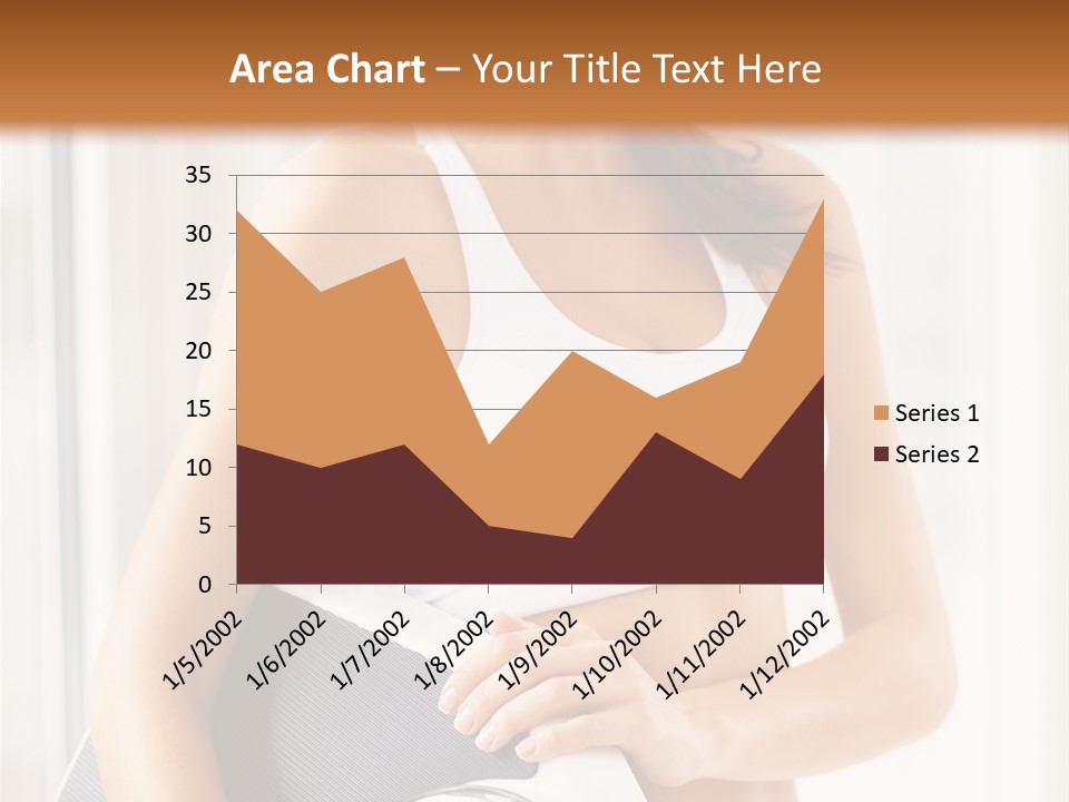 A Woman Holding A Weight Scale And A Clock PowerPoint Template