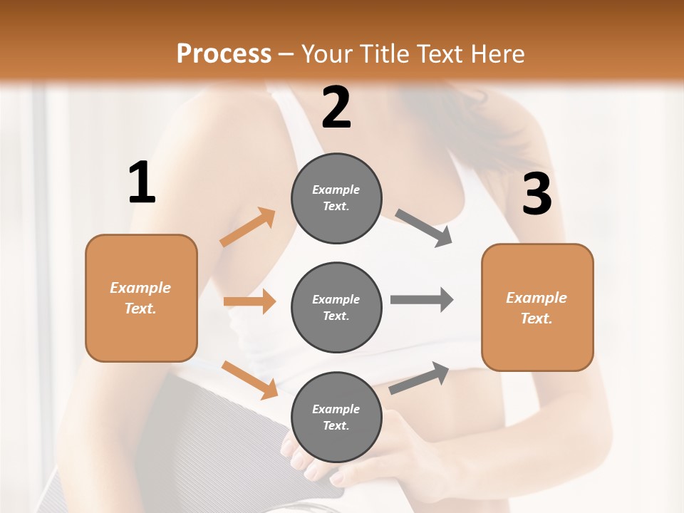 A Woman Holding A Weight Scale And A Clock PowerPoint Template