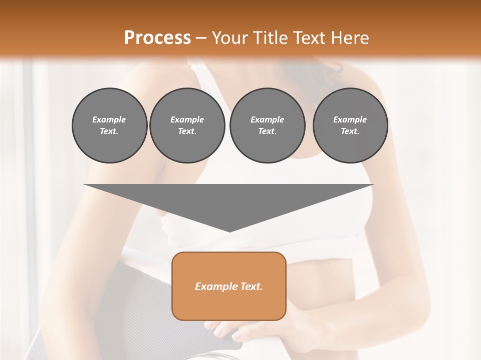 A Woman Holding A Weight Scale And A Clock PowerPoint Template