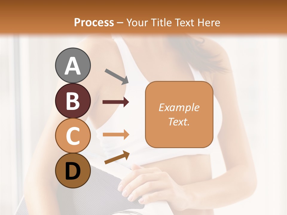 A Woman Holding A Weight Scale And A Clock PowerPoint Template