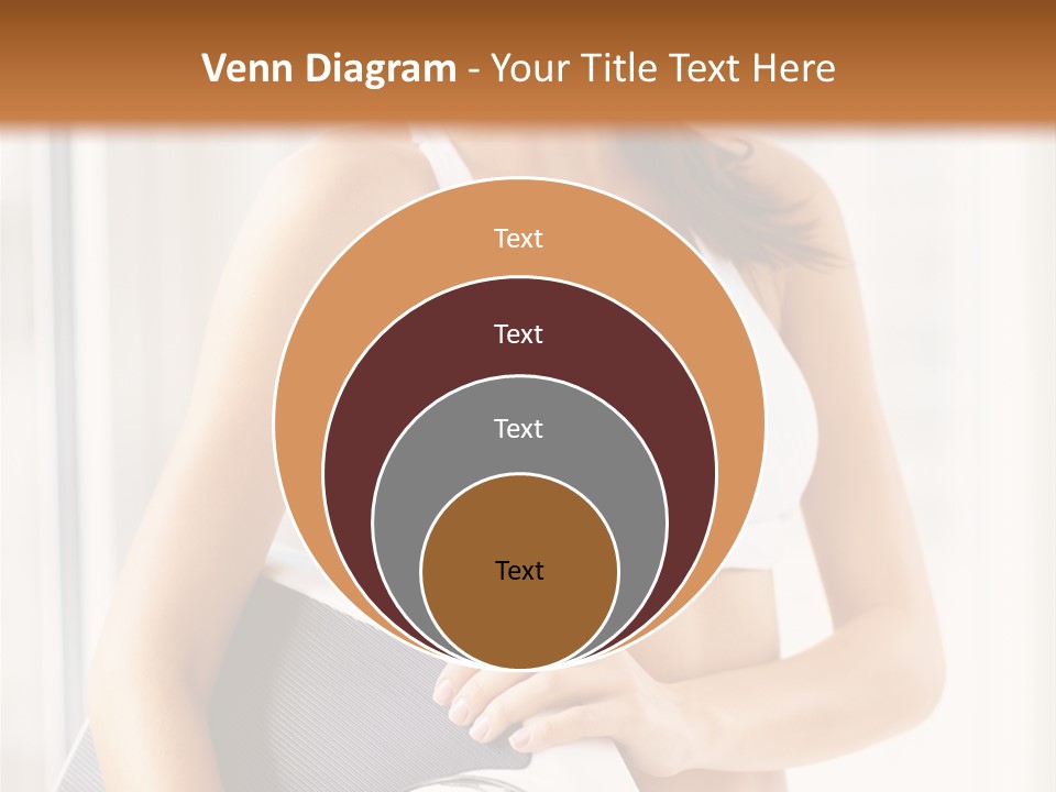 A Woman Holding A Weight Scale And A Clock PowerPoint Template