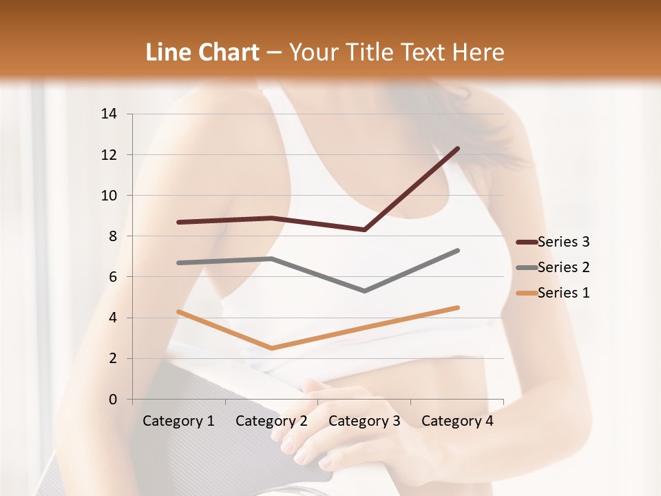 A Woman Holding A Weight Scale And A Clock PowerPoint Template