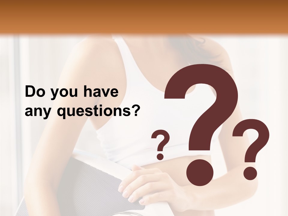 A Woman Holding A Weight Scale And A Clock PowerPoint Template