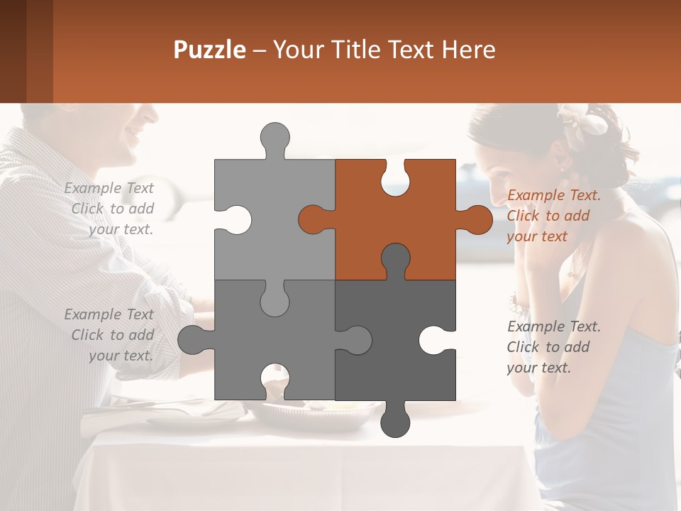 A Man Holding A Bottle Of Wine Next To A Woman PowerPoint Template