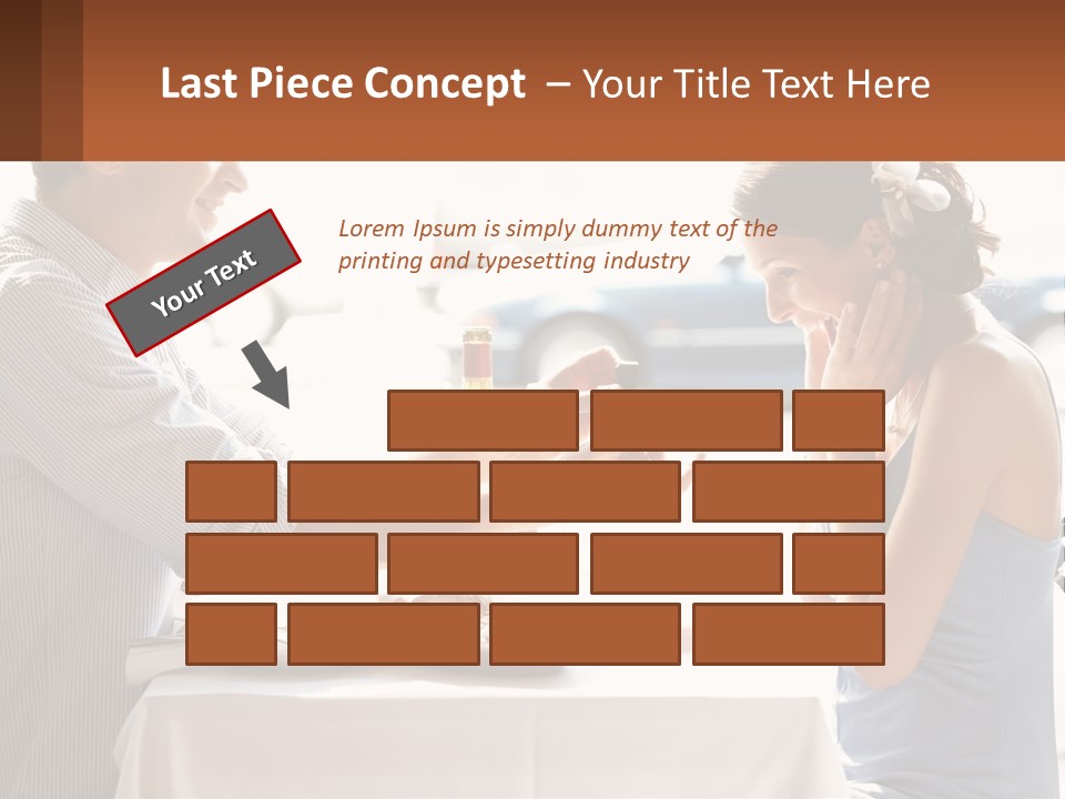 A Man Holding A Bottle Of Wine Next To A Woman PowerPoint Template