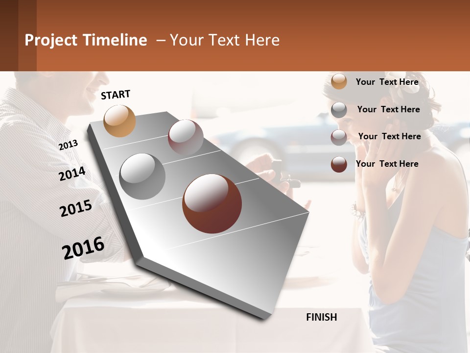 A Man Holding A Bottle Of Wine Next To A Woman PowerPoint Template