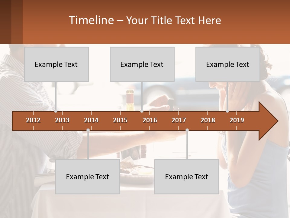 A Man Holding A Bottle Of Wine Next To A Woman PowerPoint Template