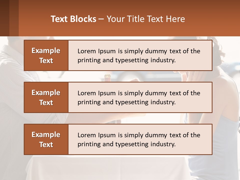 A Man Holding A Bottle Of Wine Next To A Woman PowerPoint Template