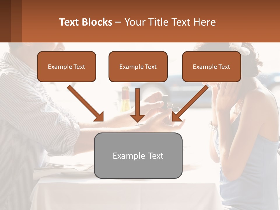 A Man Holding A Bottle Of Wine Next To A Woman PowerPoint Template