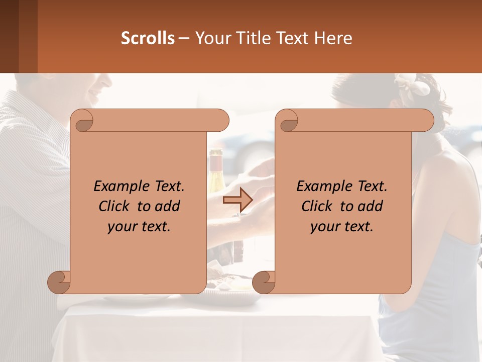 A Man Holding A Bottle Of Wine Next To A Woman PowerPoint Template