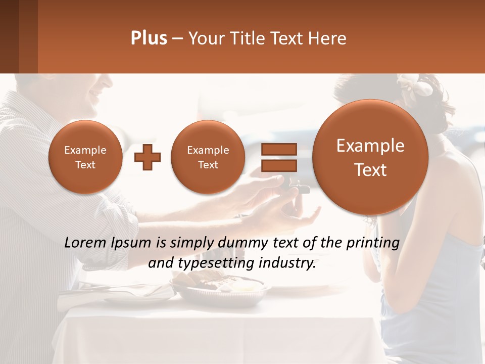 A Man Holding A Bottle Of Wine Next To A Woman PowerPoint Template