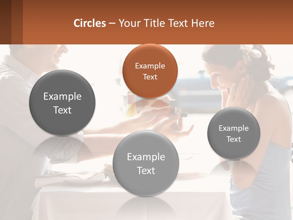 A Man Holding A Bottle Of Wine Next To A Woman PowerPoint Template