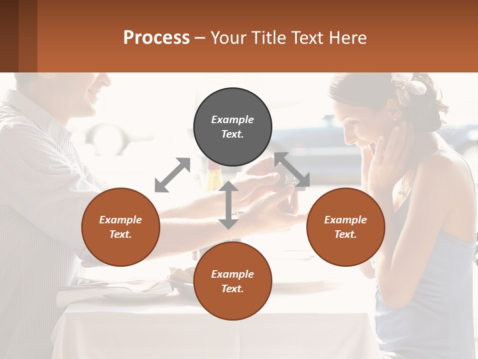 A Man Holding A Bottle Of Wine Next To A Woman PowerPoint Template