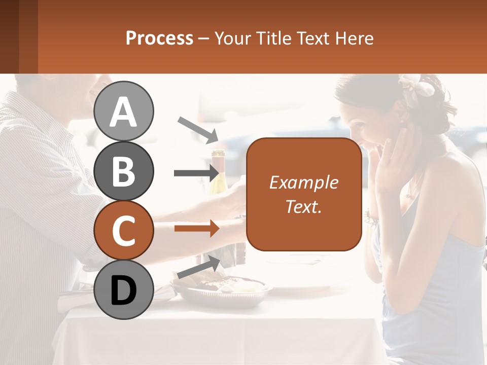 A Man Holding A Bottle Of Wine Next To A Woman PowerPoint Template