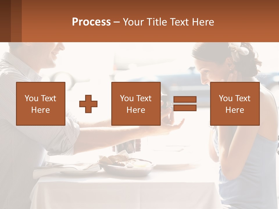 A Man Holding A Bottle Of Wine Next To A Woman PowerPoint Template