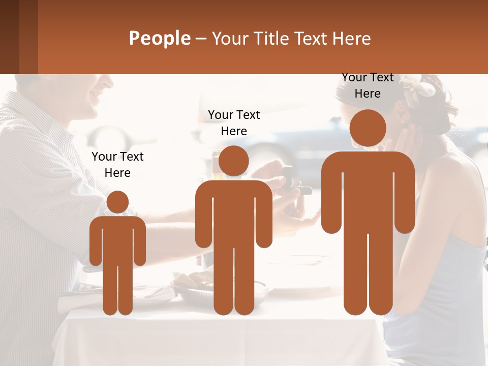 A Man Holding A Bottle Of Wine Next To A Woman PowerPoint Template