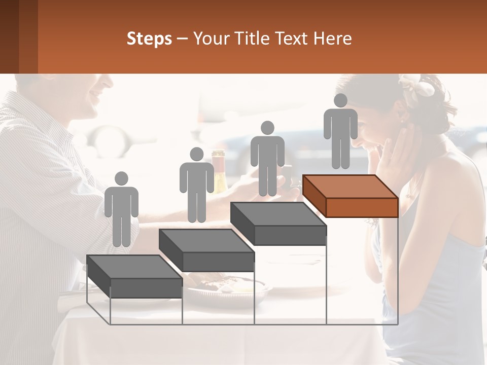 A Man Holding A Bottle Of Wine Next To A Woman PowerPoint Template