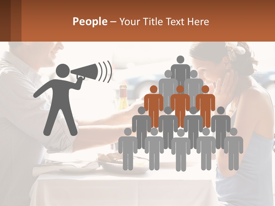 A Man Holding A Bottle Of Wine Next To A Woman PowerPoint Template