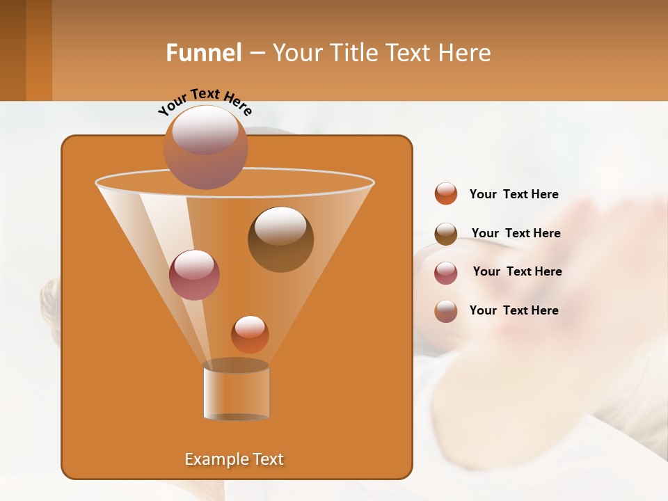 A Man And Woman Laying On A Bed With Their Arms Around Each Other PowerPoint Template