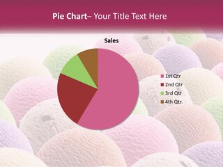 Vanilla Blueberry Food PowerPoint Template