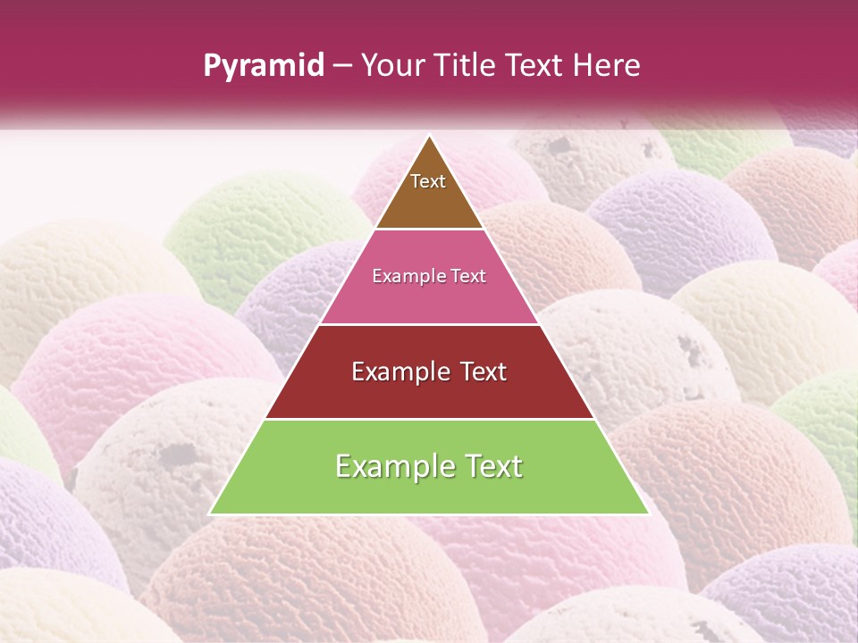 Vanilla Blueberry Food PowerPoint Template