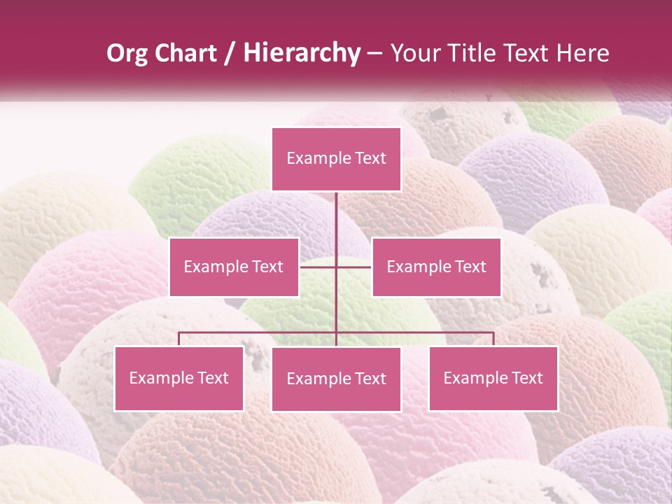 Vanilla Blueberry Food PowerPoint Template