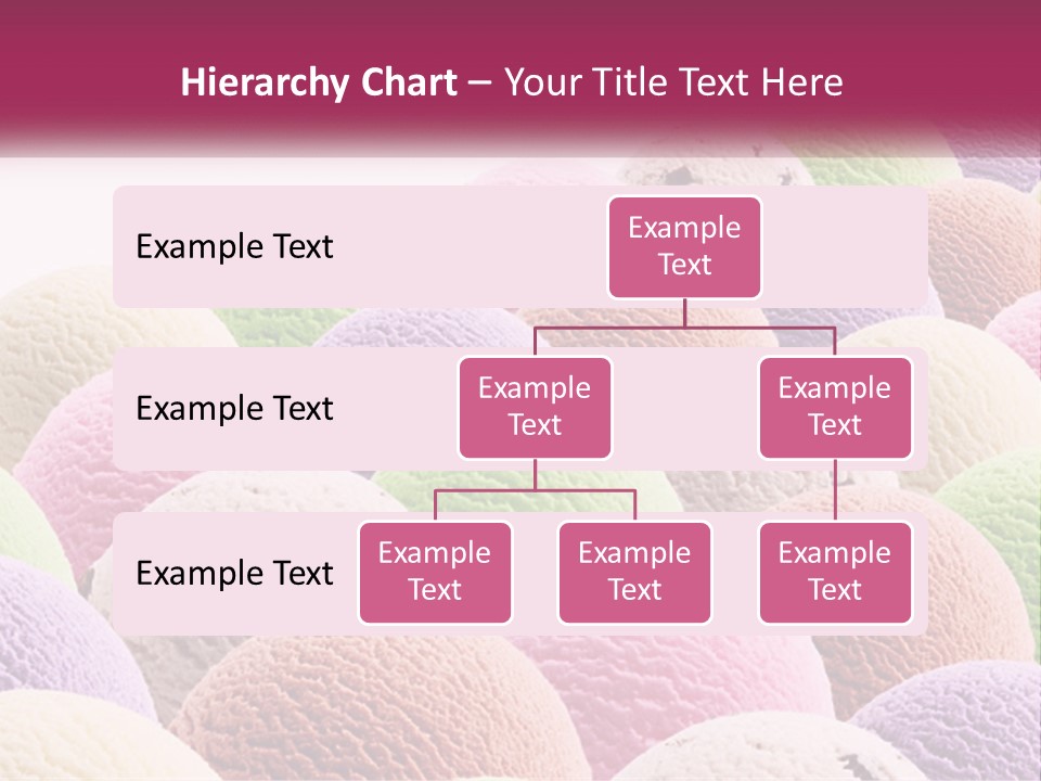 Vanilla Blueberry Food PowerPoint Template