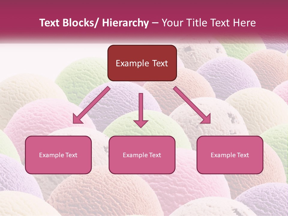 Vanilla Blueberry Food PowerPoint Template