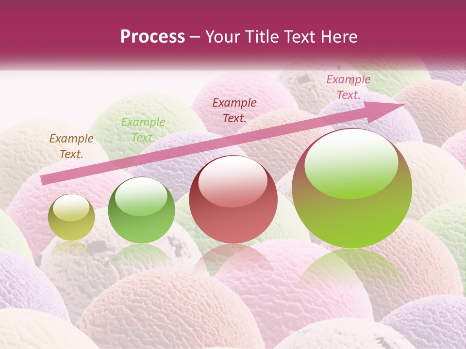 Vanilla Blueberry Food PowerPoint Template