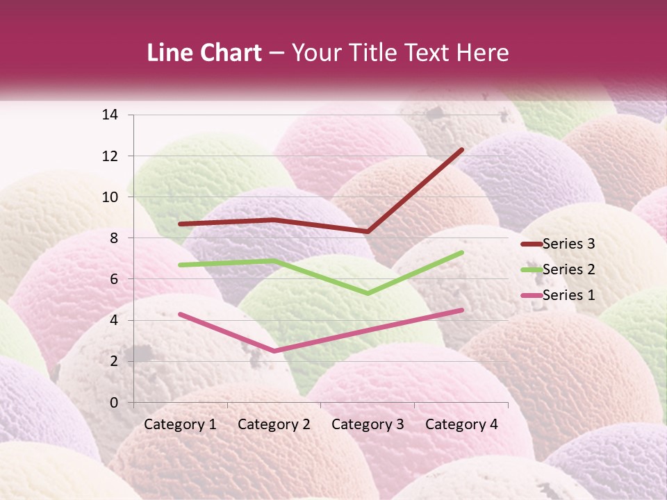 Vanilla Blueberry Food PowerPoint Template