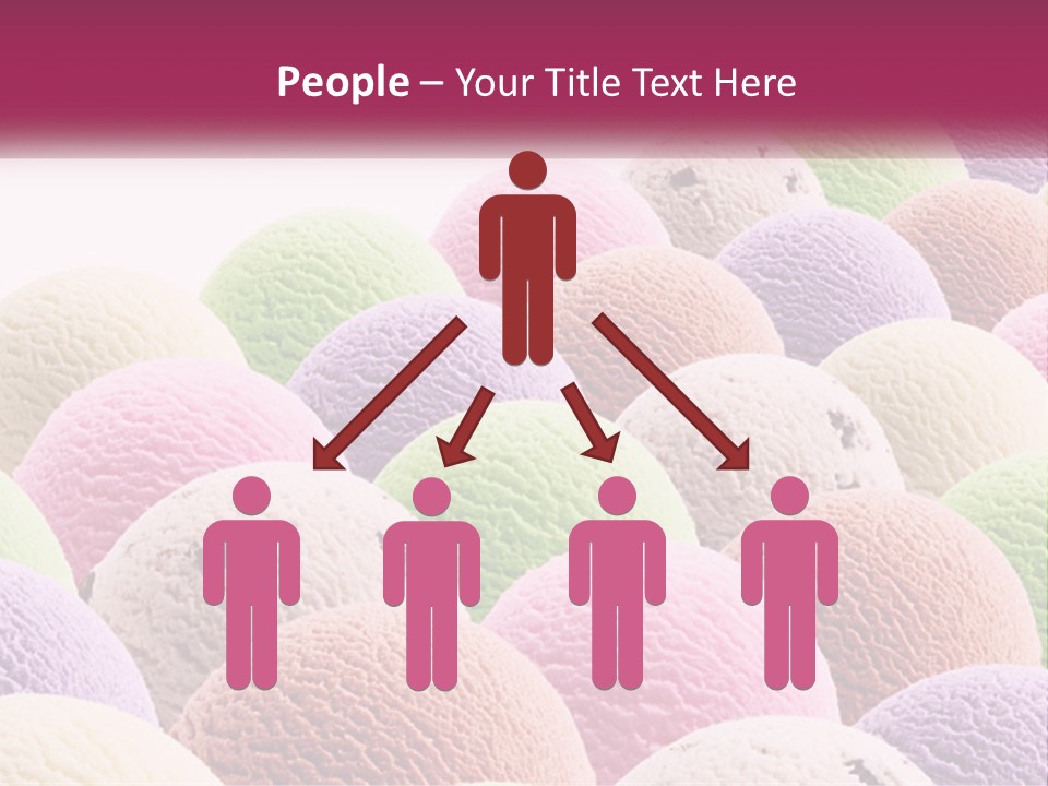 Vanilla Blueberry Food PowerPoint Template