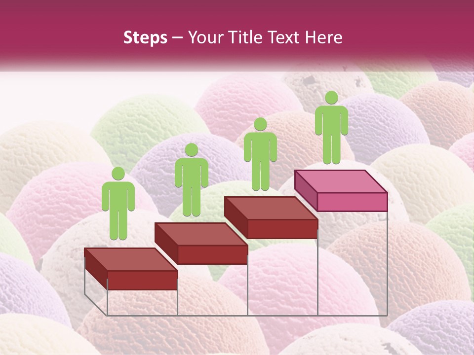 Vanilla Blueberry Food PowerPoint Template